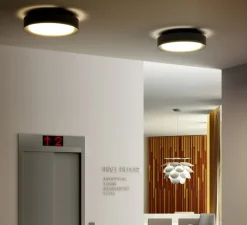 Plafonnier & Spot*Marset Plafonnier, Plaff-On!, , 2x E27, Ø33cm , H11.8cm - noir