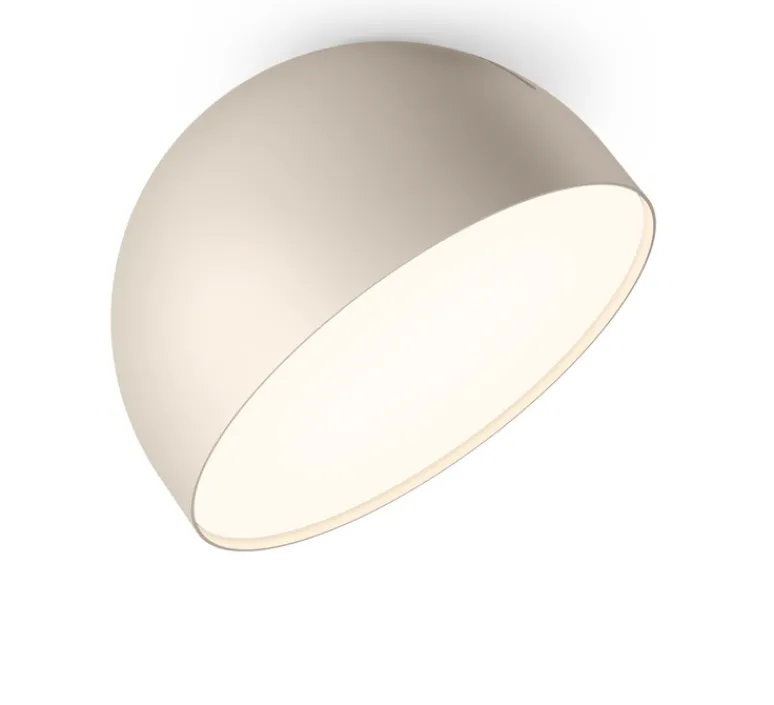 Plafonnier & Spot*Vibia Plafonnier, Plusminus solo 6340, , LED, dim, 3000K, 1492 lm, Ø30cm, H19cm - beige