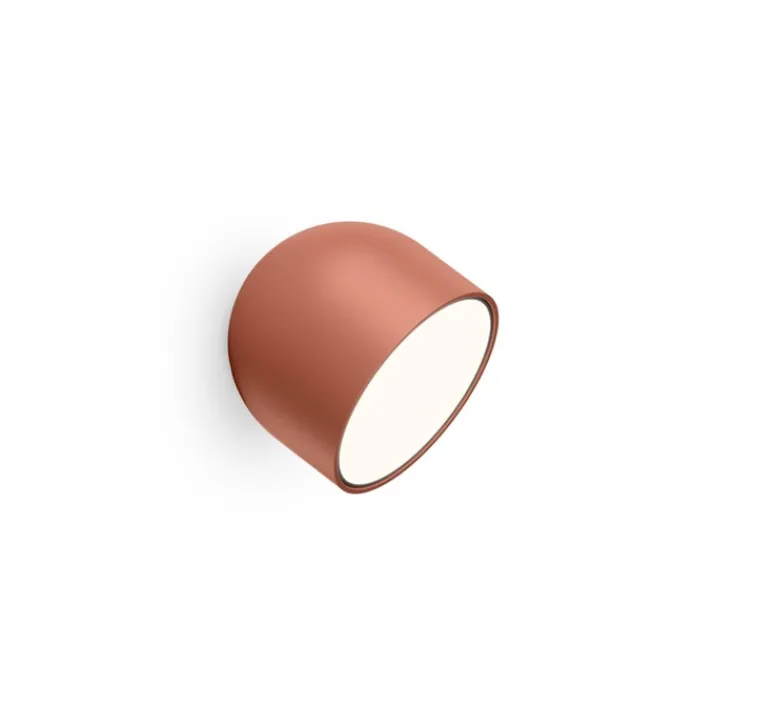 Plafonnier & Spot*Vibia Plafonnier, Plusminus solo 6333, , LED, 3000K, 546 lm, Ø10cm, H9cm - terracotta