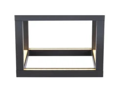 Plafonnier & Spot*SLV Plafonnier, Quadrulo, , IP55, LED, 3000K, 230 lm, L14cm, H13cm - anthracite