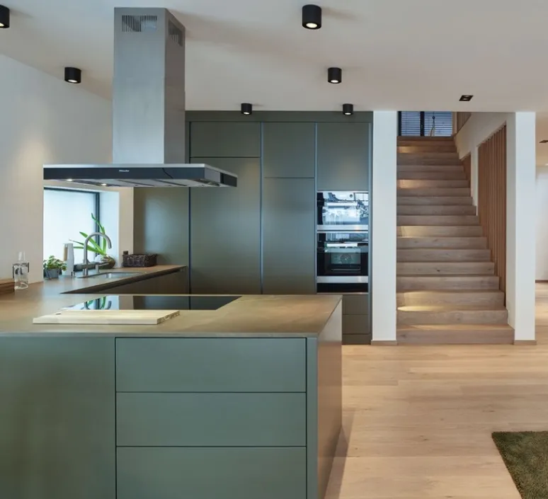 Plafonnier & Spot*Wever&Ducré Plafonnier, Ray 1.0, , LED, dim, 2000-3000K, 465 lm, Ø11,4cm, H10cm - noir