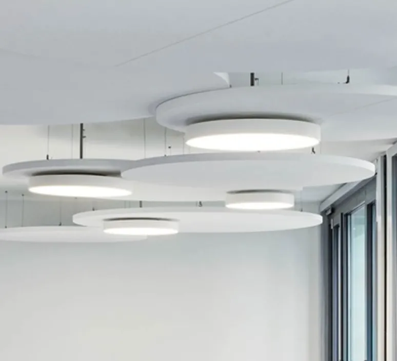 Plafonnier & Spot*Wever&Ducré Plafonnier, Roby IP44, , IP44, LED, 3000k, 1890 lm, Ø35,5cm, H6cm - blanc