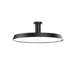 Plafonnier, Roomor Office Surface 1.0, noir, Ø56cm, H19,5cm - Wever&Ducré
