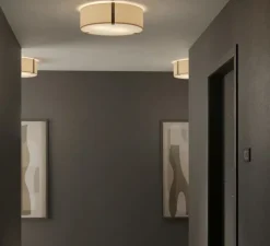 Plafonnier & Spot*Astro Plafonnier, Salina 400, , Ø40cm, H13,7cm - mastic, bronze