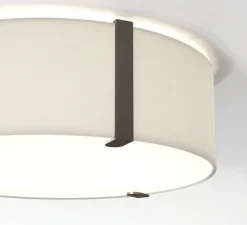 Plafonnier, Salina 400, mastic, bronze, Ø40cm, H13,7cm - Astro