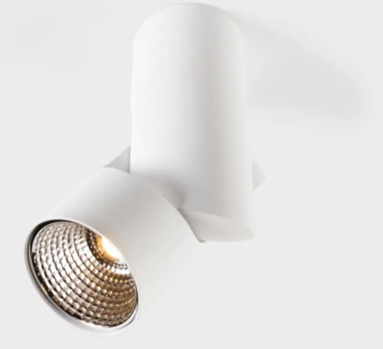 Plafonnier & Spot*Modular Plafonnier, Semih Surface Adjustable 86 1x, , LED, dim, 3000K, 1520 lm, Ø8,6cm, H27cm - blanc