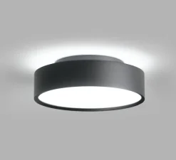 Plafonnier & Spot|Applique*Light Point Plafonnier, SHADOW 2, , IP54, LED, 3000K, 1800lm, Ø21,5cm, H6,5cm - noir