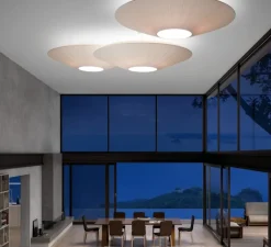 Plafonnier & Spot*Bover Plafonnier, Siam 120, , Ø120cm, H36cm - crème