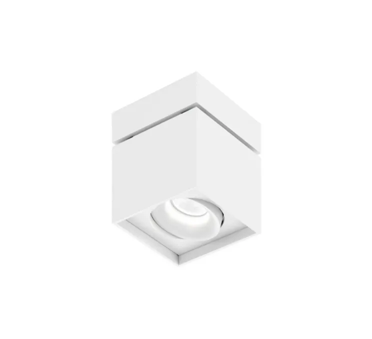 Plafonnier, Sirro 1.0, blanc mat, LED, dim, 2000 - 3000K, 590 lm, Ø12cm, H13cm - Wever&Ducré