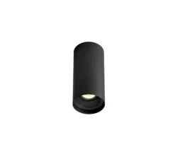 Plafonnier & Spot*Wever&Ducré Plafonnier, Solid Bijou 1.0, , LED, 2700K, 435lm, Ø6cm, H13cm - noir