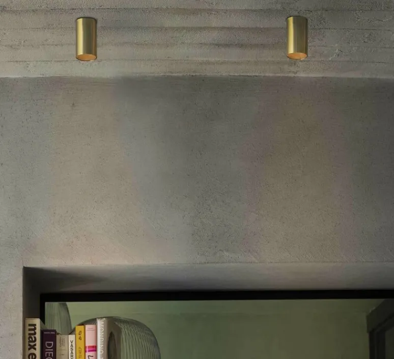 Plafonnier & Spot*Faro Plafonnier, Stan, , Ø6cm, H10,5cm - or satiné