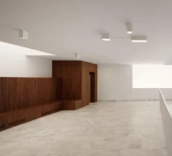 Plafonnier & Spot*Vibia Plafonnier, Structural 2634, , LED, dim, 2900K, 3126 lm, L48cm, H13cm - gris clair