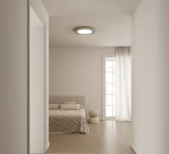 Plafonnier & Spot*Axolight Plafonnier, Sunday, , LED, dim, 3000K, 4242 lm, Ø64,9cm, H4,7cm - greige