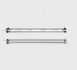 Suspension|Plafonnier & Spot*Sammode Plafonnier, suspension, BRUEGHEL, , Dimmable, LED, 2700k, Ø10cm, L100cm, IP 68 - argent