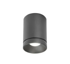 Plafonnier & Spot*Wever&Ducré Plafonnier, Taio Round Surface 1.0, , IP65, LED, dim, 3000K, 480 lm, Ø8cm, H10,7cm - anthracite