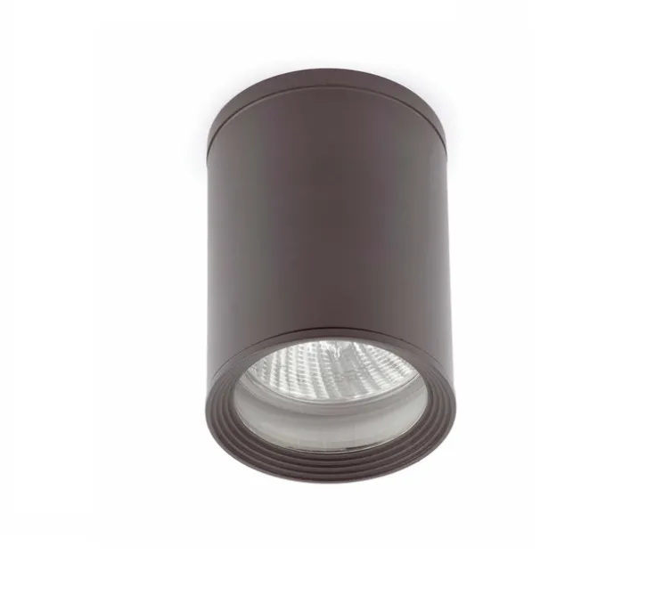 Plafonnier, Tasa, gris, Ø11cm, H14cm, IP44, 40° - Faro