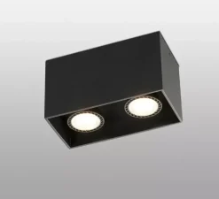 Plafonnier & Spot*Faro Plafonnier, Tecto, , L16,5cm, H9,5cm - noir mat