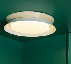 Plafonnier & Spot*Faro Plafonnier, TENDER, , LED, 3000K, 1369lm, Ø45cm, H8,2cm - blanc