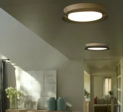 Plafonnier, TENDER, noir, LED, 3000K, 1369lm, Ø45cm, H8,2cm - Faro