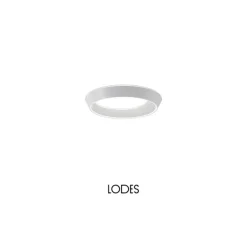 Plafonnier, Tidal 45, blanc mat, LED, dim, 2700K, 5040 lm, Ø45cm, H6,1cm - Lodes
