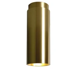 Plafonnier, Tobo C65, laiton, Ø6,5cm, H16,5cm - DCW éditions Paris