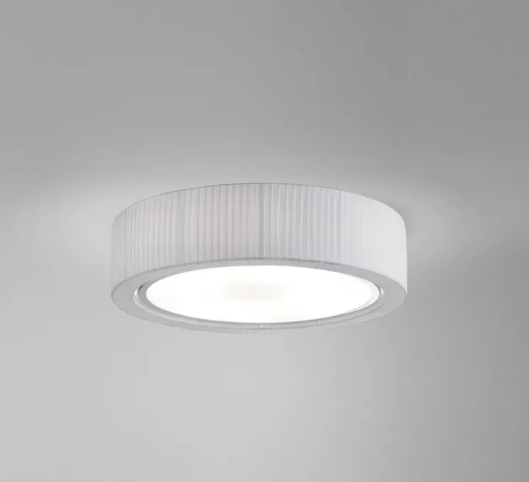 Plafonnier, Urban PF/60, blanc, LED, dim, 2700K, 5400 lm, Ø60cm, H16,5cm - Bover