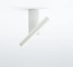 Plafonnier & Spot*OliveLab Plafonnier, Verso, , LED, 2700K, 350 lm, Ø2cm, H15cm - blanc mat
