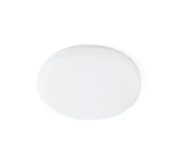 Plafonnier & Spot*Faro Plafonnier, Zon Led, , IP54, LED, dim, 3000K, 1600 lm, Ø28cm, H5cm - blanc mat