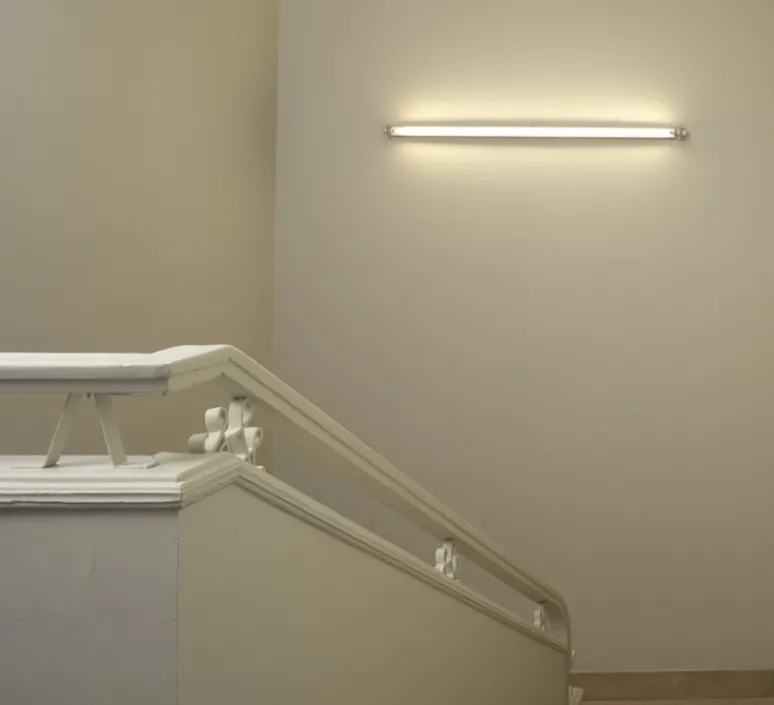 Plafonnier & Spot|Applique*O/M Light Plafonnier/Applique murale, Tubo 50 Dali, Low Output, , LED, 2700K, 4200lm, L147,2cm, H5cm - givré