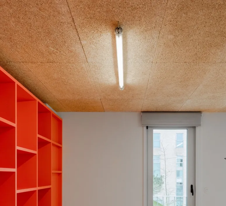 Plafonnier & Spot|Applique*O/M Light Plafonnier/Applique murale, Tubo 50 Dali, Low Output, , LED, 2700K, 4200lm, L147,2cm, H5cm - givré