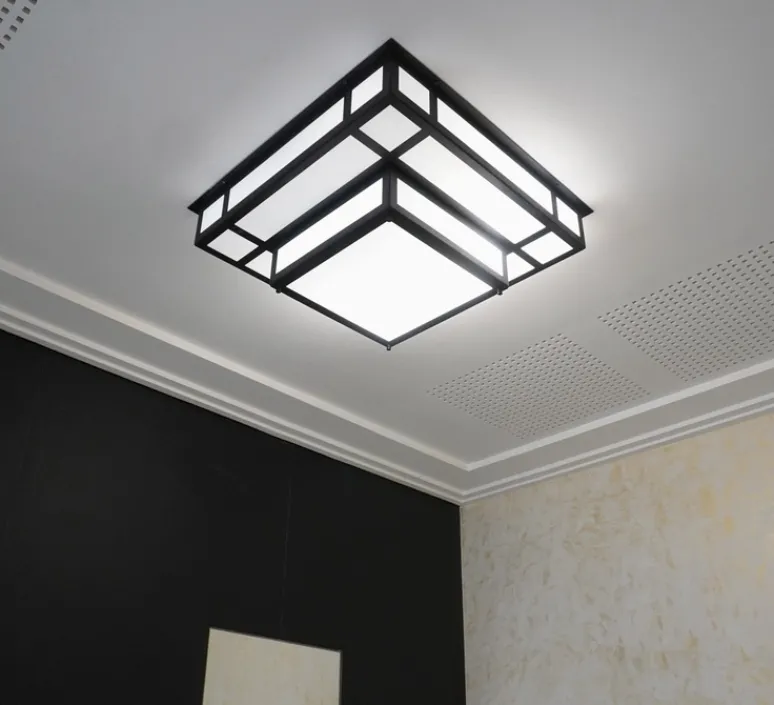 Plafonnier & Spot*Raphaël Armand Plafonnier-Applique, Tesseract 600, , LED, 3000k, 3520lm à 20000lm, L60cm, H20cm - noir