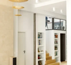 Plafonnier & Spot*Nedgis Plafonnier,Vertbois, plâtre, prêt à peindre, Zoé, Square S, , L7cm, H9cm - blanc