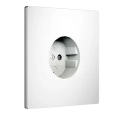 Prise, Bridge, Simple, Blanc mat, Prise-PC x1, L9cm, H9cm - Font Barcelona