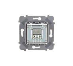 Prise*Modelec Prise, Confidence, Simple, Vieux bronze, Prise TV-FM-SAT, L8cm, H8cm -