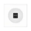 Prise, DOM, Simple, Blanc glossy, Prise-RJ45 x1, L8,6cm, H8,6cm - Fontini