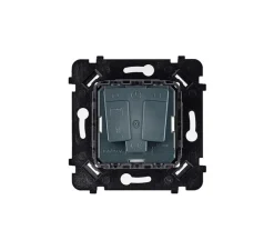 Prise*Modelec Prise, Désir, Simple, Blanc mat, Prise-PC x1, L8cm, H8cm -