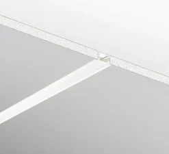 Profilé, Berlino, blanc, L200cm, H1,2cm - Nedgis