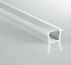 Profilé, Berlino, blanc, L200cm, H1,2cm - Nedgis