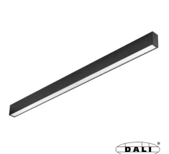 Profilé, Via Evolution, noir, LED, dim, 3000K, 2841 lm, L113cm, H6,8cm - Faro