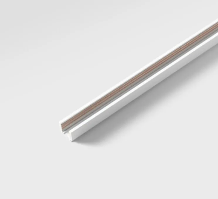 Rail, Pista 48 V, blanc, L200cm, H2,1cm - Modular