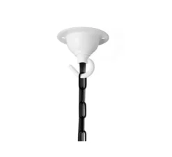 Rosace avec crochet, ceilingcup.020, blanc, Ø6,5cm, H5,5cm - Zangra