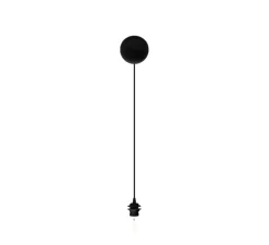 Rosace, Cannonball, simple, noir mat, Ø12cm, H12,5cm - Umage