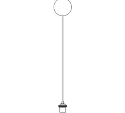 Accessoires*Umage Rosace, Canopy Cannonball, , Ø12cm, Hcm - blanc