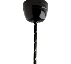 Rosace, ceilingcup.012, noir, Ø6,5cm, H5cm - Studio Zangra