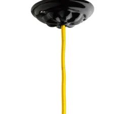 Rosace, ceilingcup.017, noir, Ø11cm, H3,5cm - Studio Zangra