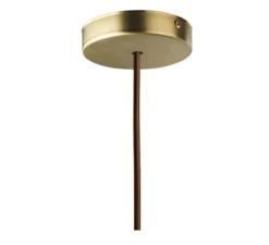 Rosace, laiton, Ø10cm, H2,4cm - Zangra