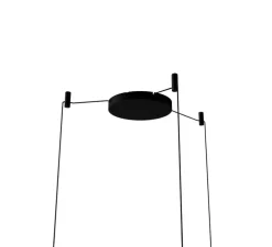 Rosace, multiple, Asteria Micro Cluster 3, noir, Ø25cm, H2,8cm - Umage