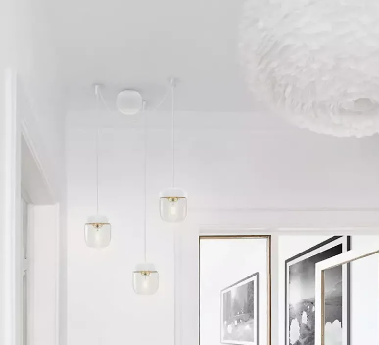 Rosace & Câble*Umage Rosace Multiple, CANNONBALL CLUSTER, Blanc -