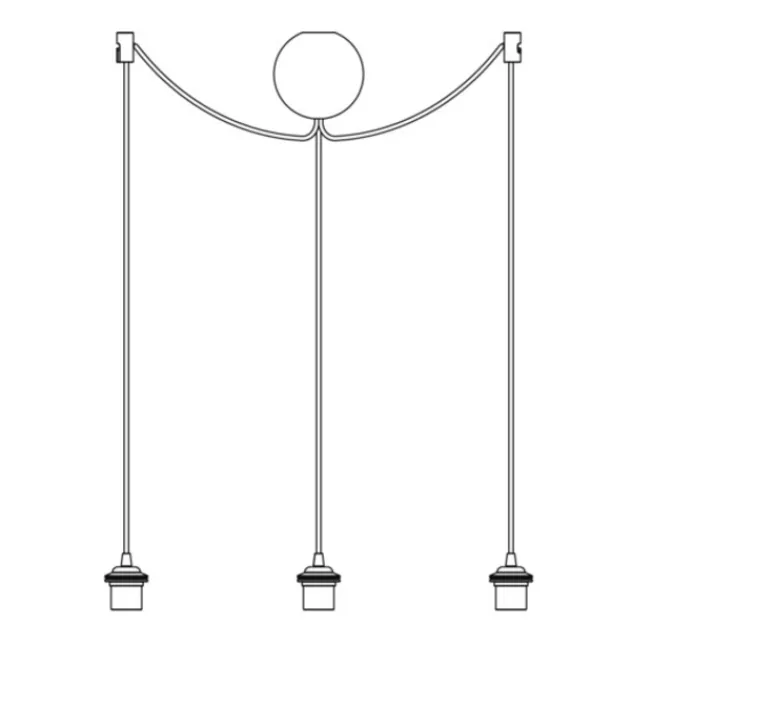 Rosace & Câble*Umage Rosace Multiple, CANNONBALL CLUSTER, Blanc -
