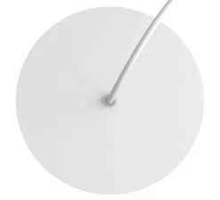 Rosace multiple, Série Rose-One, ronde, blanc, avec 1 sortie centrale et 4 latérales, Ø20cm, H3,5cm - Creative Cables